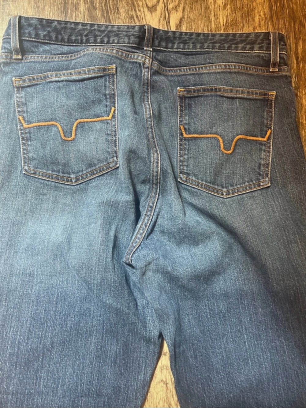 Kimes Ranch Blue Jeans with Gold Stitching Womens 16/32